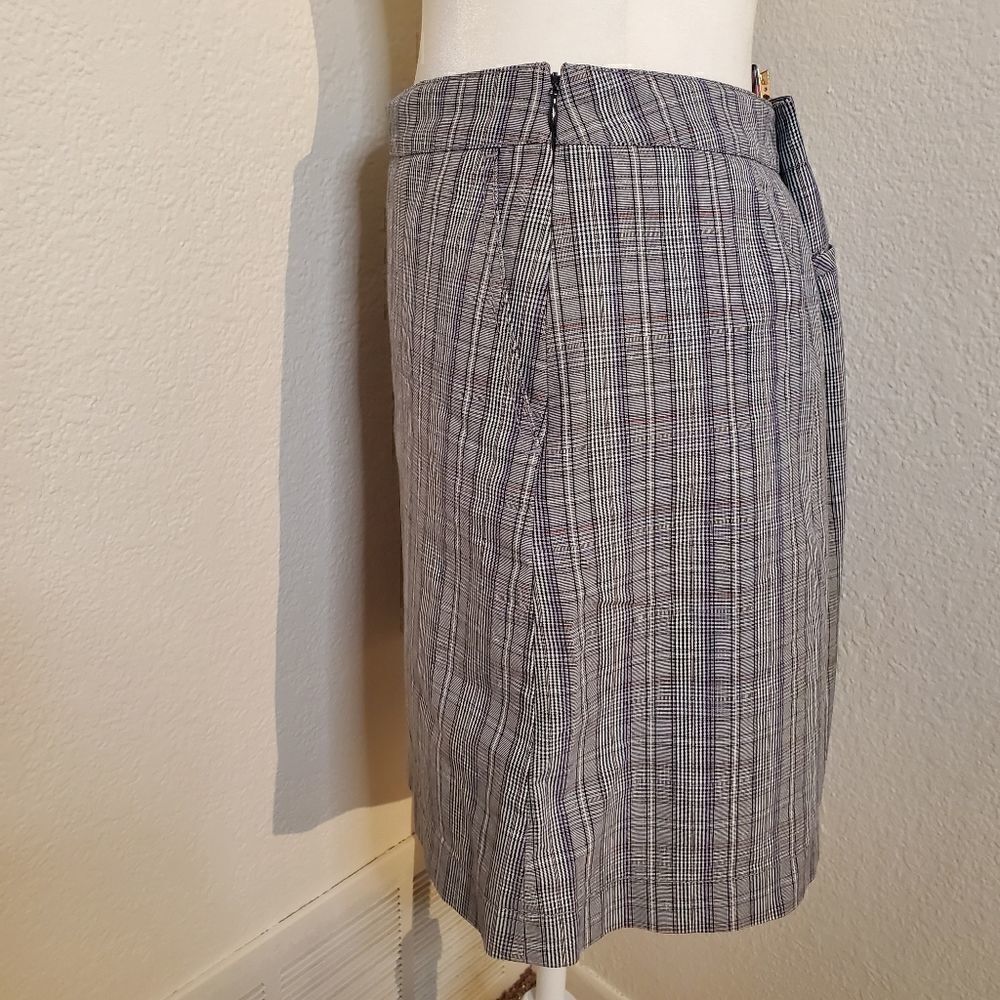 Cutter& Buck gray plaid skort 6 - Picture 6 of 10